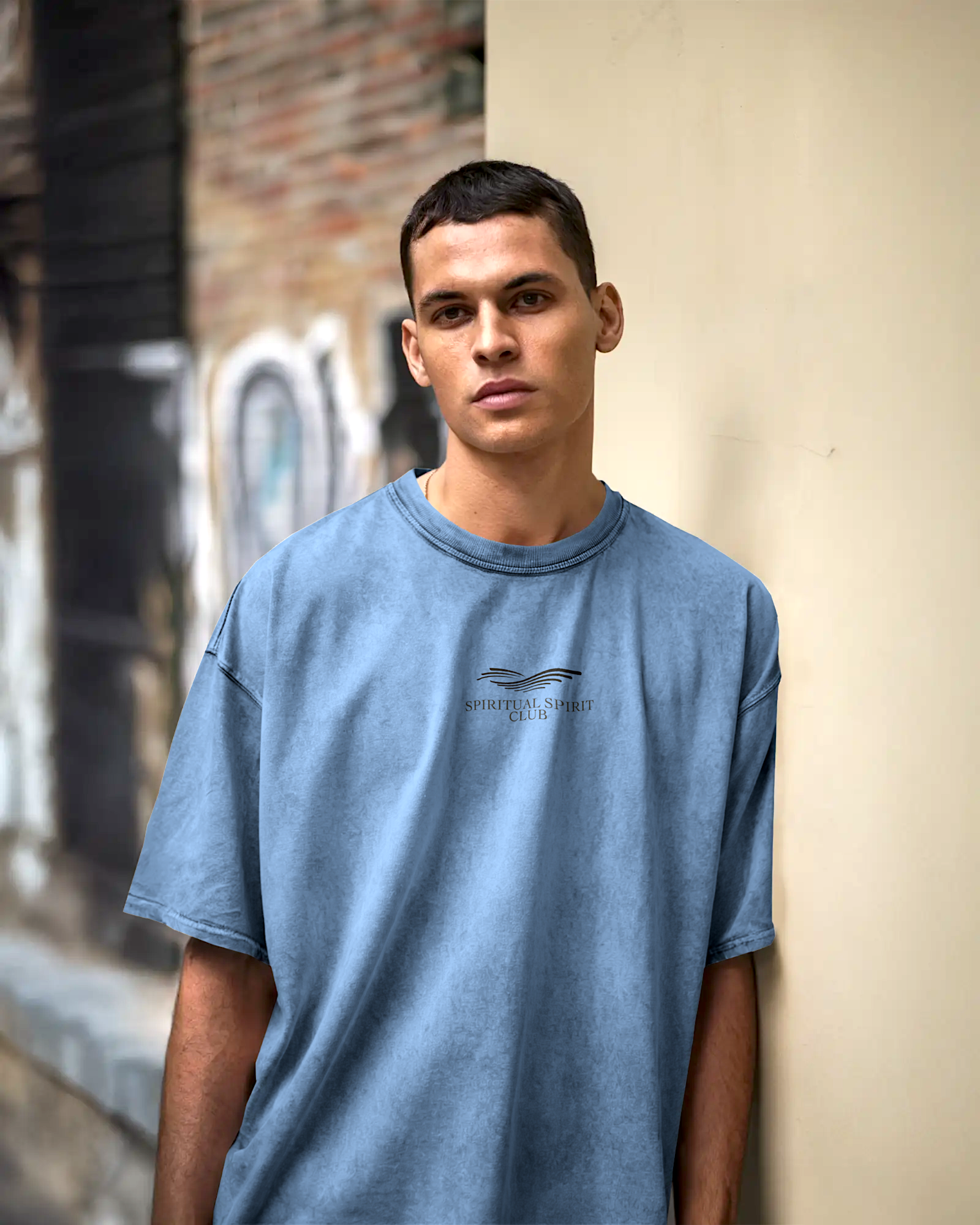 T-SHIRT oversize Washed HOMME La CONQUÊTE